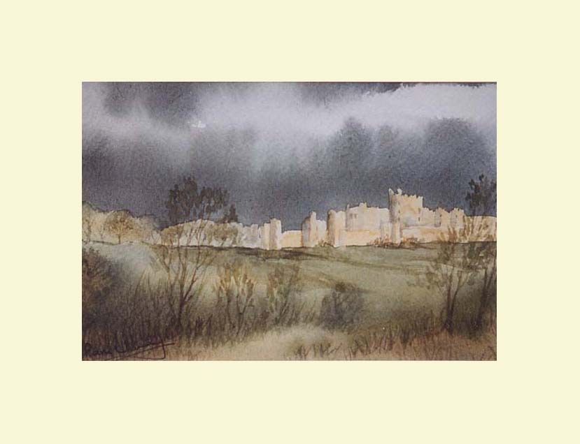 print of Alnwick Castle
